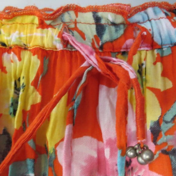 BILLABONG - COTTON - DRAWSTRING WAIST LONG SKIRT - SIZE LARGE - Picture 3 of 6